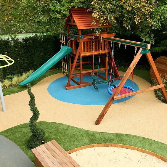 19 Creative and Cute Garden Playgrounds for Kids