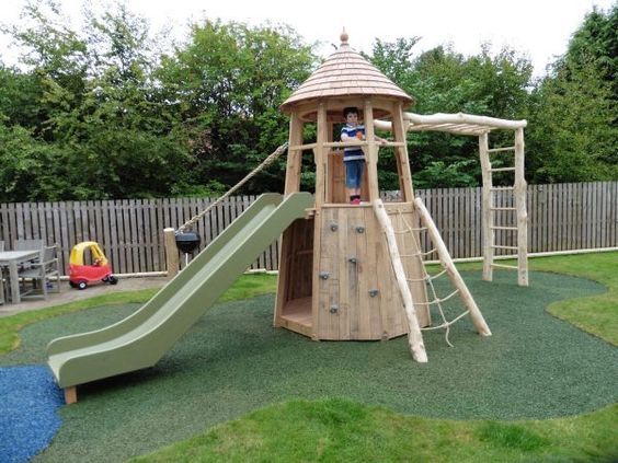 19 Creative and Cute Garden Playgrounds for Kids | garden playground