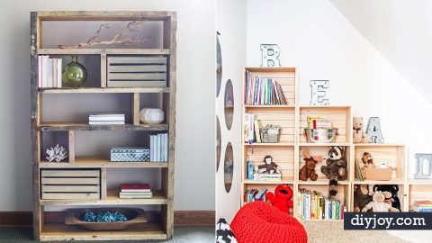 34 DIY Bookshelf Ideas