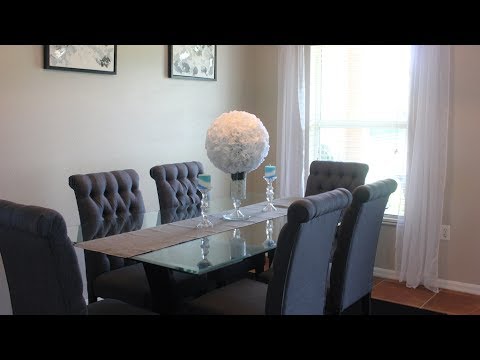 DIY Kitchen/Dining Room Decor | Canvas Paintings & Flower