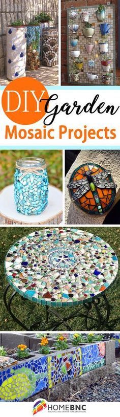 28 Pretty DIY Mosaic Decorations for Your Garden | DIY | Pinterest