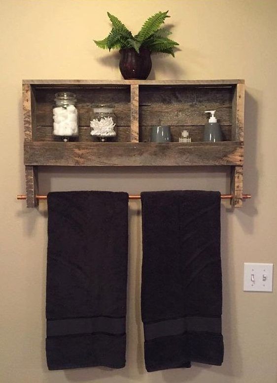 12 DIY Pallet Projects for Your Home Improvement | Bathroom ideas