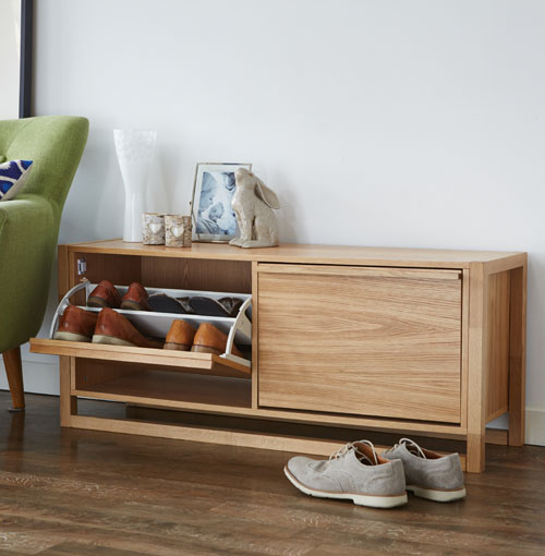 Shoe storage bench and also hallway bench seat and also small