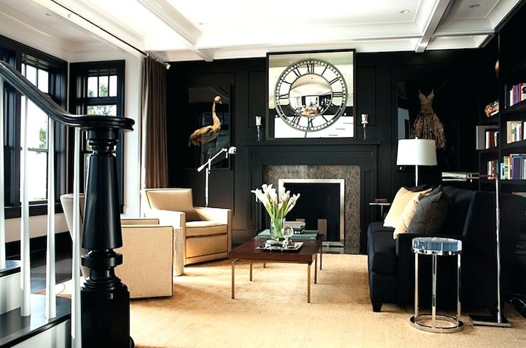 Extraordinary Black Living Room Designs