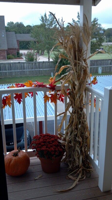 Fall Apartment Balcony Decorating Ideas