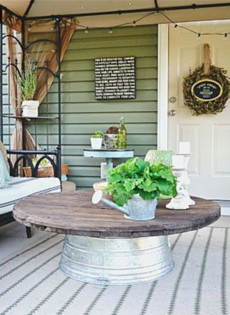 Fall Porch Farmhouse Style Ideas 11