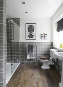 Best Modern Farmhouse Bathroom Wall Color Ideas 48 | Baths