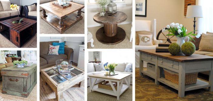 25 Best DIY Farmhouse Coffee Table Ideas and Designs for 2019