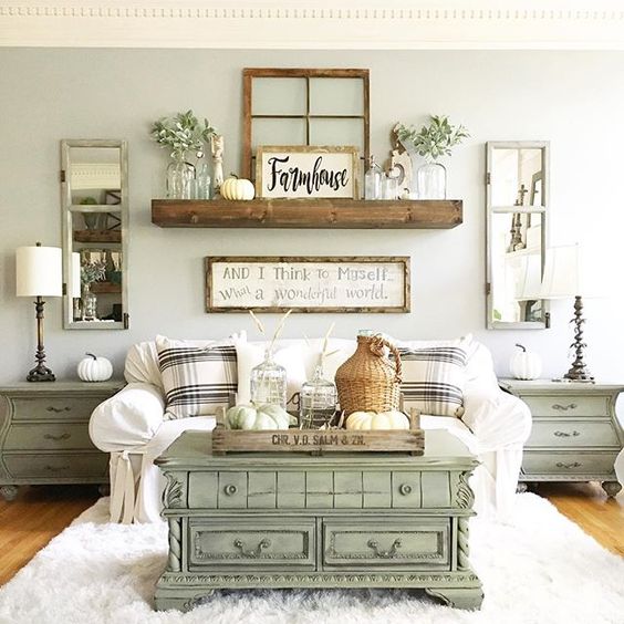 Farmhouse Living Room Decor Ideas