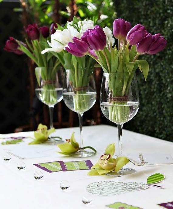 35 Simple Spring Flower Arrangements, Table Centerpieces and Mothers