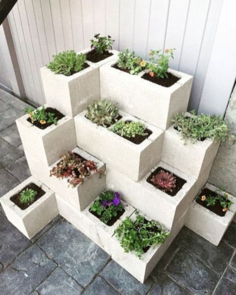 Quick, Creative And Functional Ways To Use Cinder Blocks 11 | Yard
