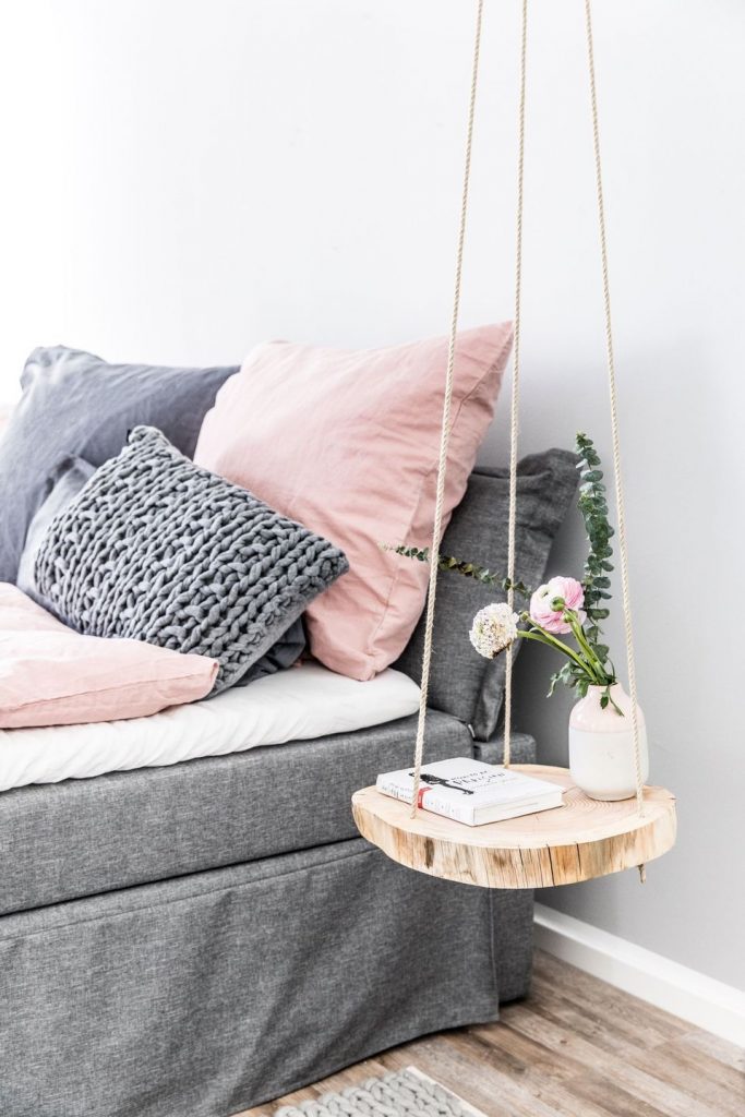Hanging Side Table Rope Design Inspirations 2