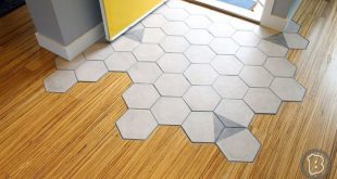 65 Stunning Hexagon Tile Transitions Designs That You Must See