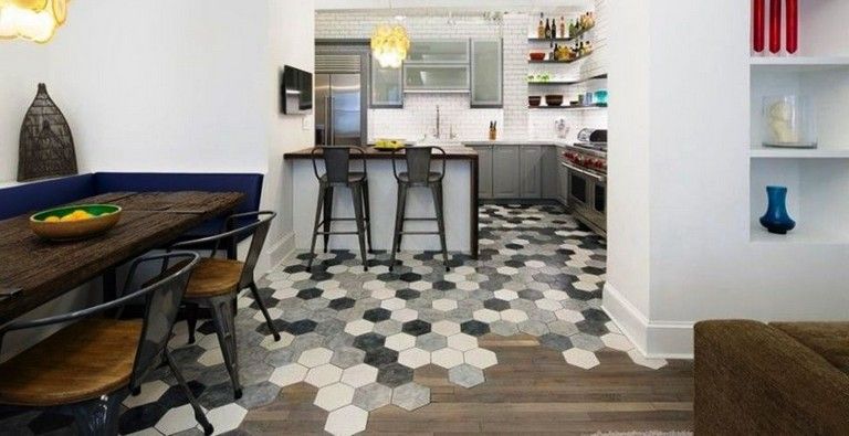60 Inspiring Hexagon Tile Transitions Designs That You Must See