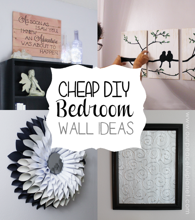 Inexpensive Diy Wall Art Ideas For Bedroom