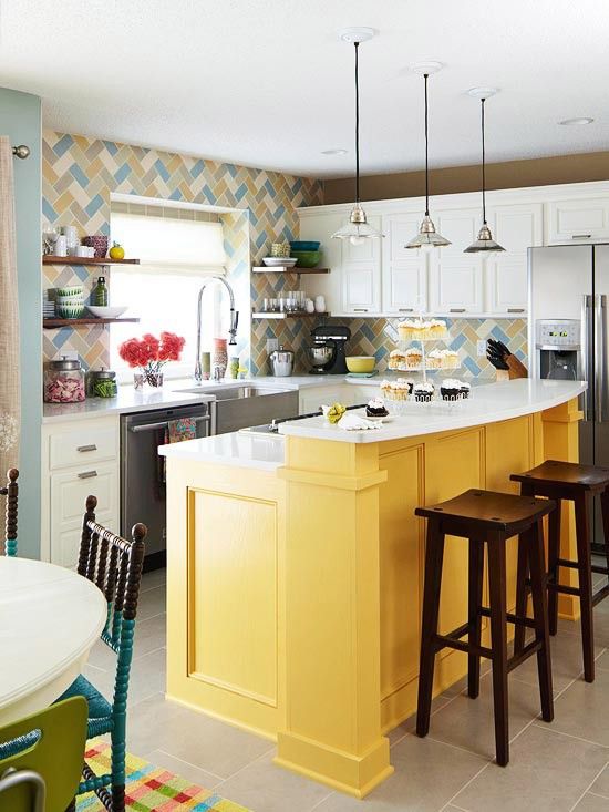 17 Colorful Kitchen Designs That Would Cheer Up Any Home