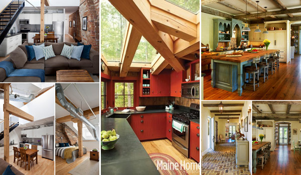 32 Wonderful Ideas to Design Your Space with Exposed Wooden Beams