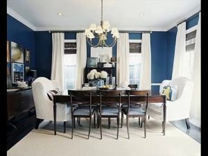luxury navy blue dining room table and chairs decorating ideas - YouTube