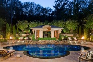 Landscaping Backyard Oasis- 18 Pool Design Ideas in Mediterranean
