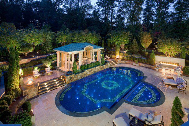 Mediterranean Swimming Pool Designs Ideas