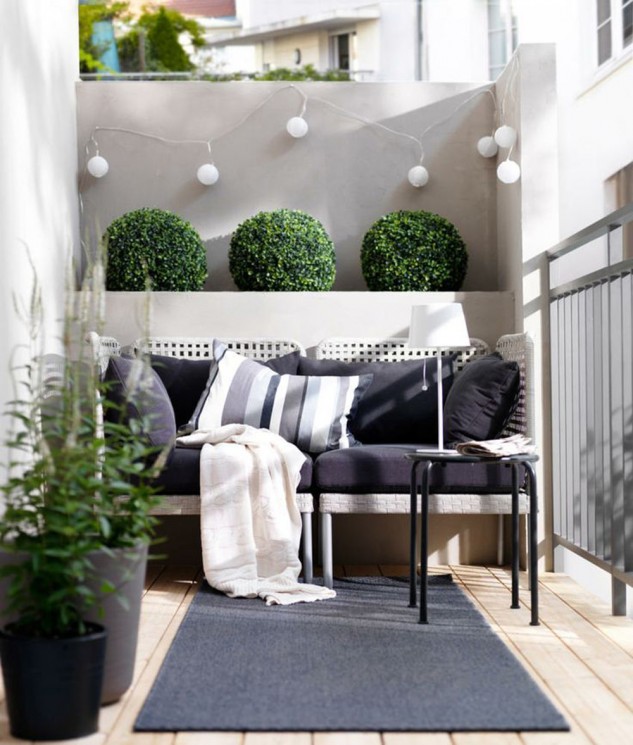 45 Cool Ideas To Make A Small Balcony Cozy - Shelterness