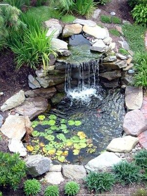 48 Modern Backyard Fish Pond Garden Landscaping Ideas | Garden