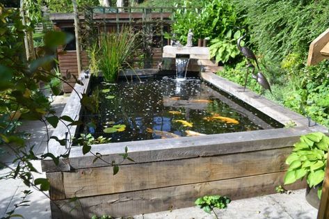 48 Modern Backyard Fish Pond Garden Landscaping Ideas | Outdoor and