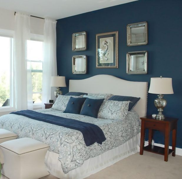 Modern Blue Master Bedroom Ideas 5