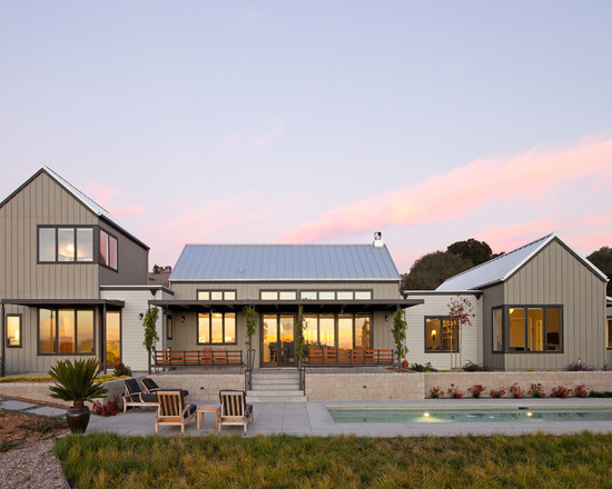 16 Bright and Airy Modern Farmhouse Exterior Design Ideas Surrounded