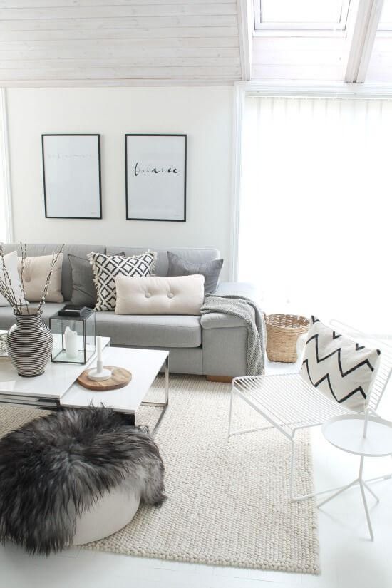 50 Modern Nordic Living Room Design Ideas | Dizajn i dom | Living