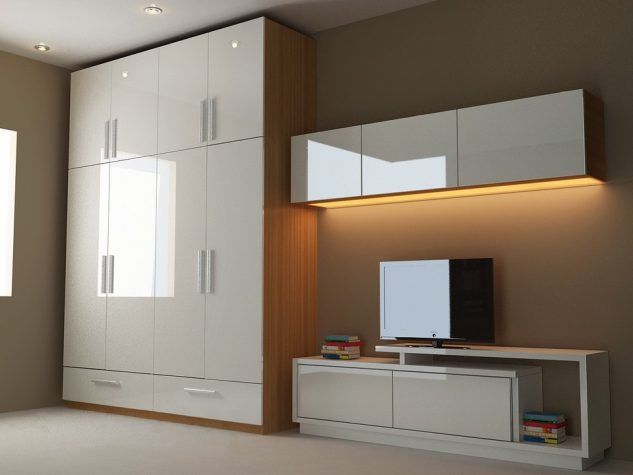 Modern Ideas About Bedroom Cupboard Design That Inspire You | Tv