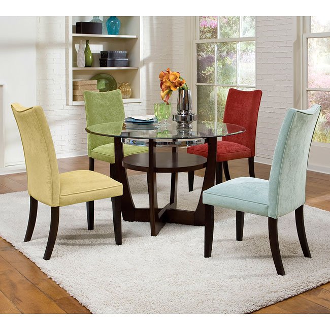 Multicolored Chairs For Dining Room