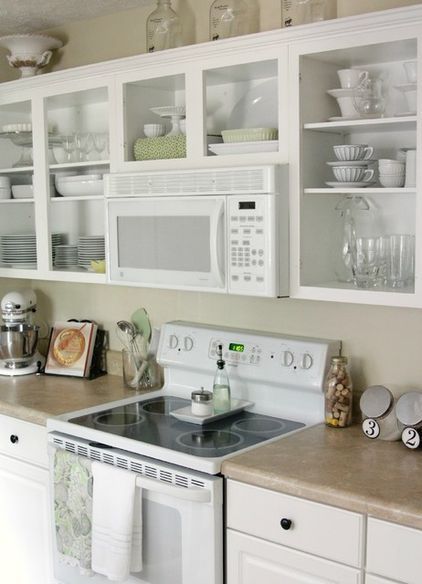 How to Convert Cabinets to Open Shelving | Ideas for the House