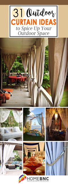 48 Best Outdoor patio curtains images | Gardens, Curtains, Ideas