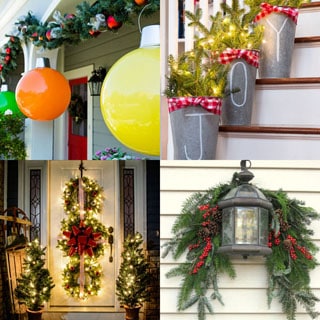 Gorgeous Outdoor Christmas Decorations: 32 Best Ideas & Tutorials
