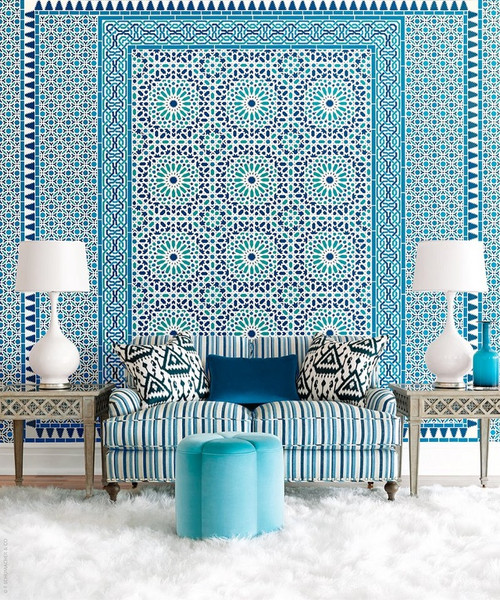 How to mix patterns in a room
