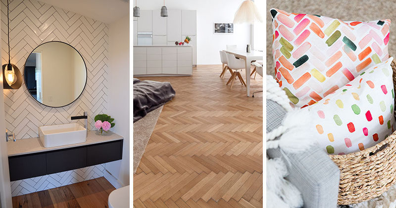 6 Ideas For Introducing Herringbone Patterns Into Your Interior