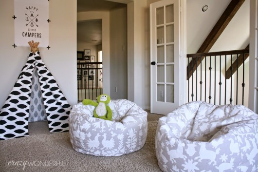 Patterned Bean Bag Chairs Ideas 9