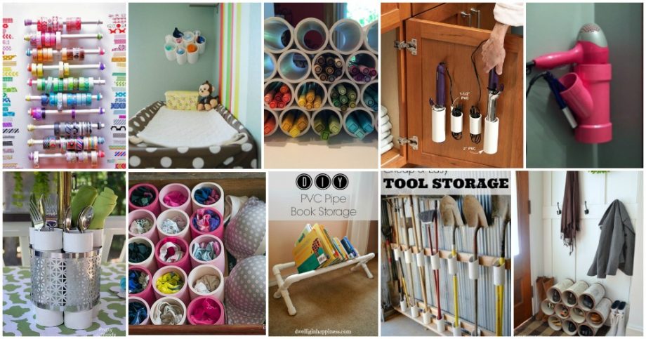 Ideas to Organize your Home with PVC Pipes