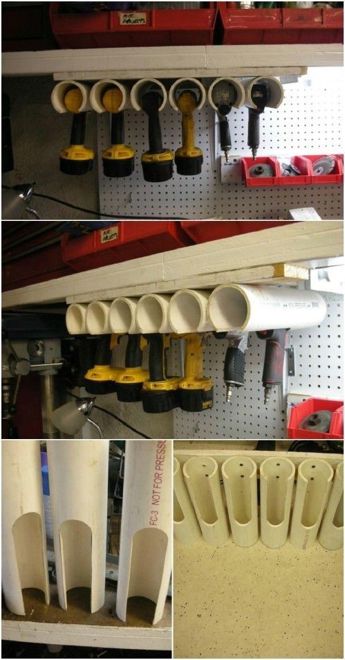 Pvc Pipe Organizing Storage Ideas