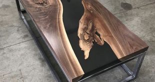 Awesome Wood Table!!! I wonder, was resin used to fill in the gap's