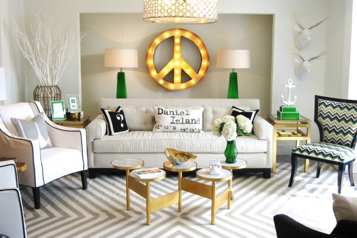 21+ Retro Living Room Designs, Decorating Ideas | Design Trends