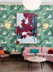 Decorating With Retro Wallpaper: 32 Eye-Catchy Ideas - DigsDigs