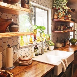 21 Bohemian Kitchen Design Ideas - Decoholic