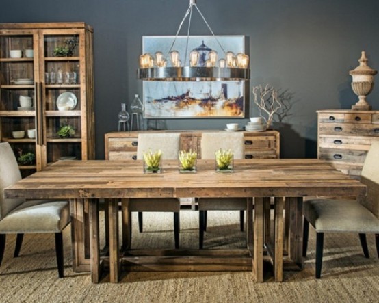 Rustic Dining Room Designs 5 Savillefurniture