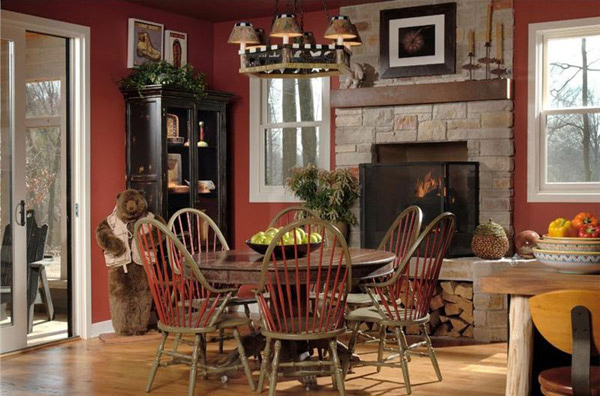 Rustic Dining Room Designs 8