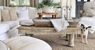 55 Simple and Elegant Rustic Farmhouse Living Room Decor Ideas