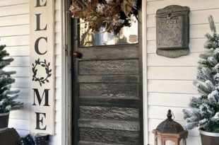 45+ Awesome Rustic Farmhouse Porch Decor Ideas | Farmhouse decor