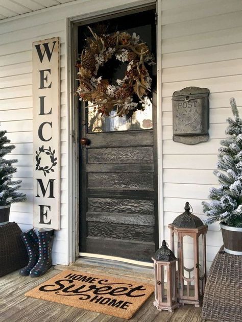 Rustic Farmhouse Porch Decor Ideas