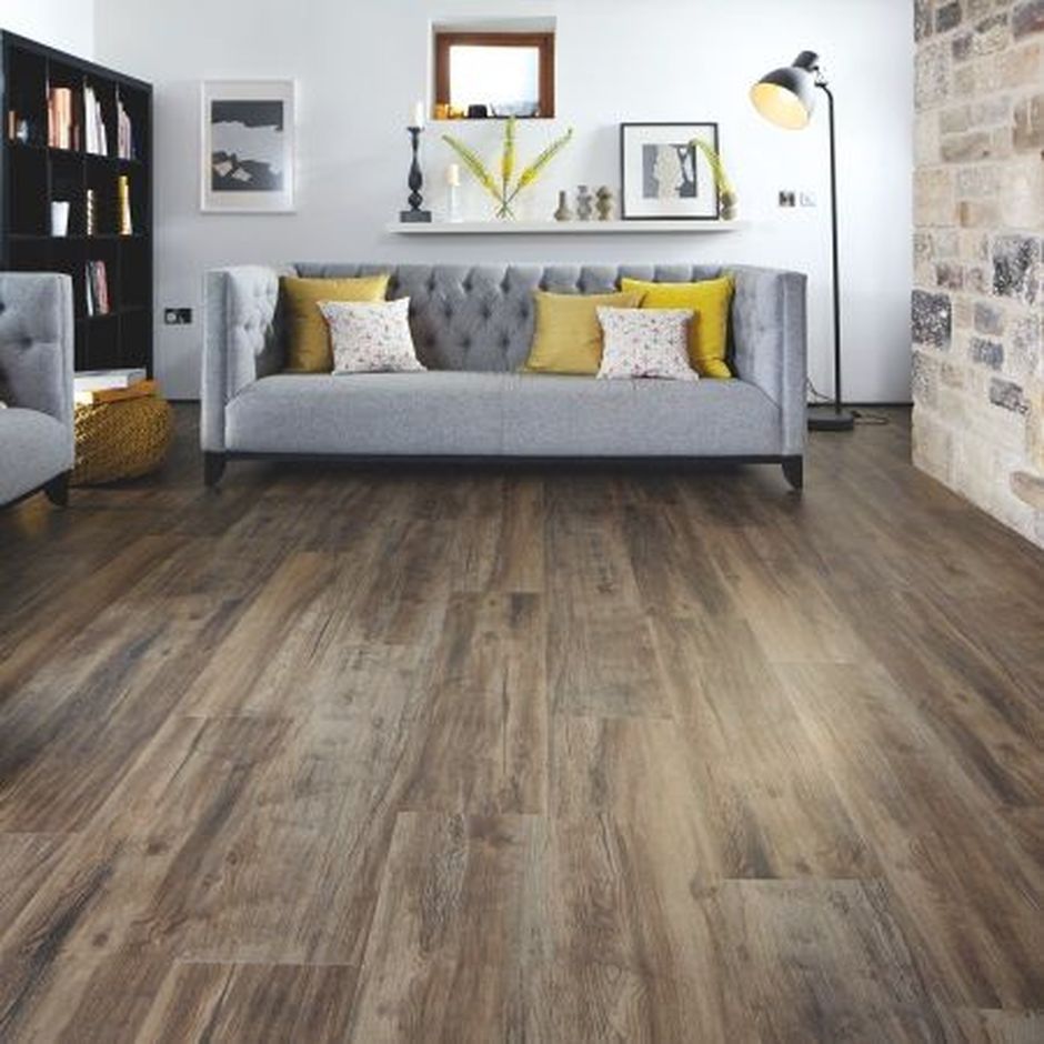 Rustic Natural Vinyl Planks Home Interior Flooring Ideas 6